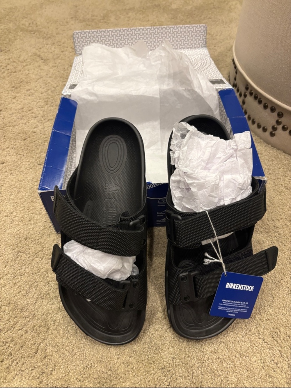 Birkenstock Atacama Black Dual-Strap sandals